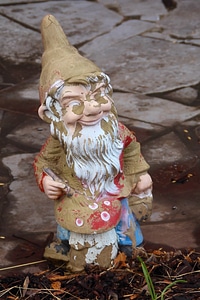 Garden figurines figure fabric