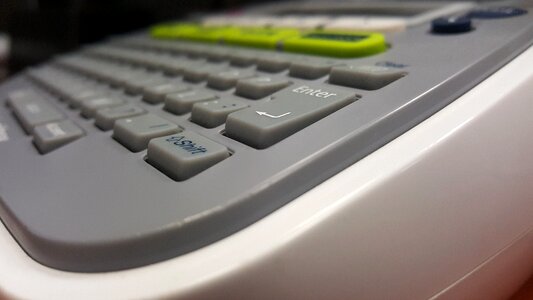 Keyboard keypad machine