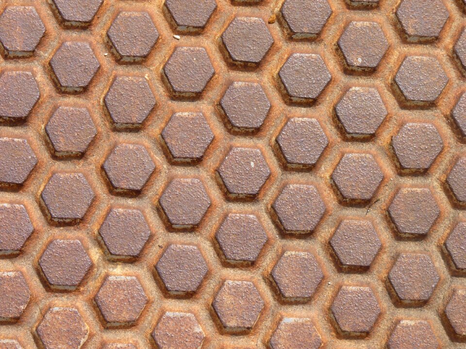 Pattern form rusted
