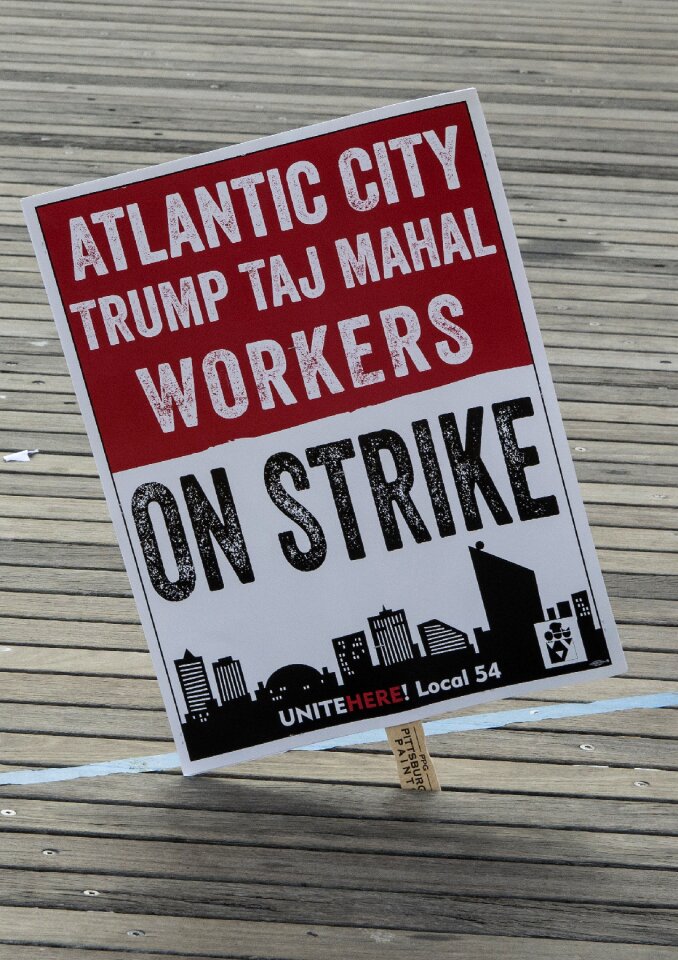 Trump strike protest