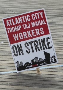 Trump strike protest photo