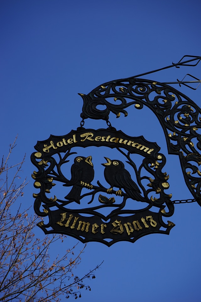 Advertising advertising sign inn