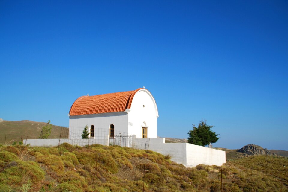 Hill sky greece
