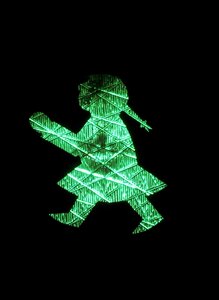 Green go light female
