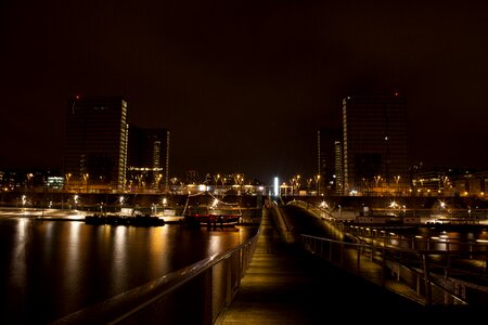 Library françois mitterrand city night