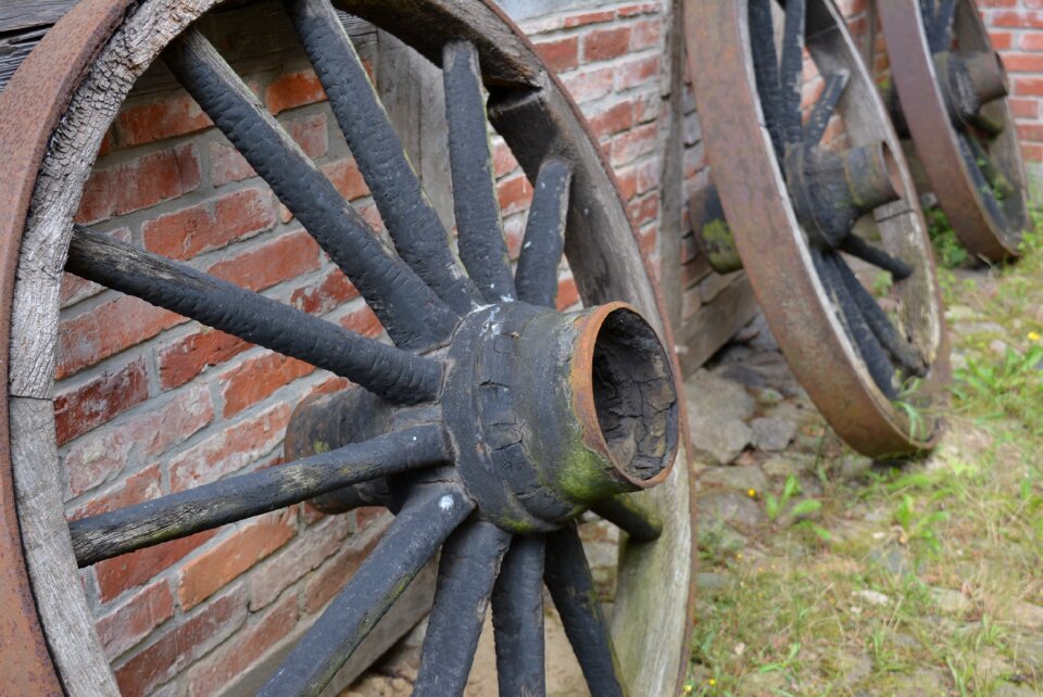 Spokes wagon wheel museum photo