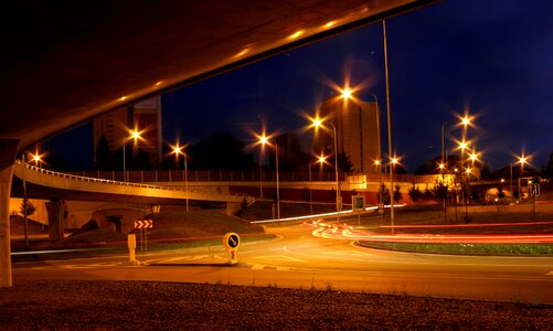 Lights road highway