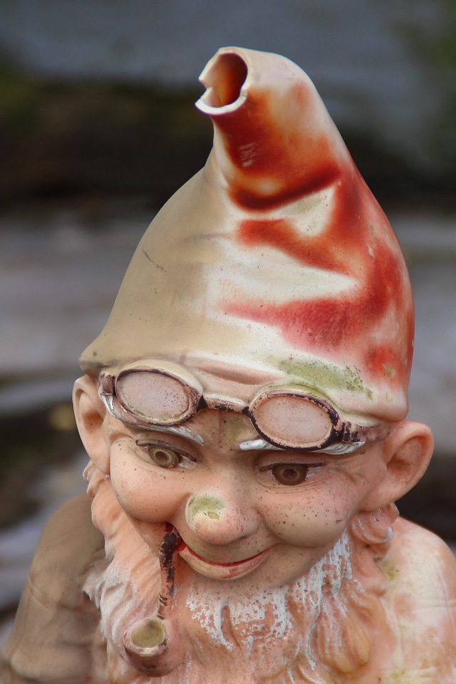 Garden figurines figure fabric
