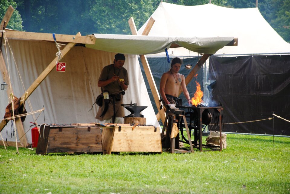 Fire tent historically