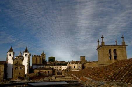 Cáceres dawn heritage