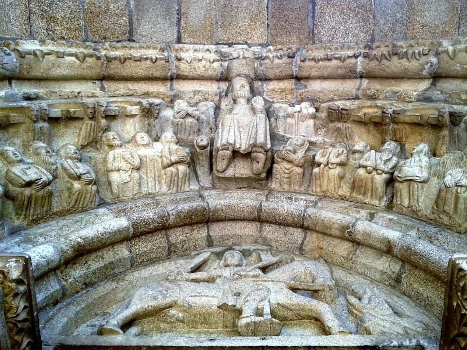Romanesque art church galicia