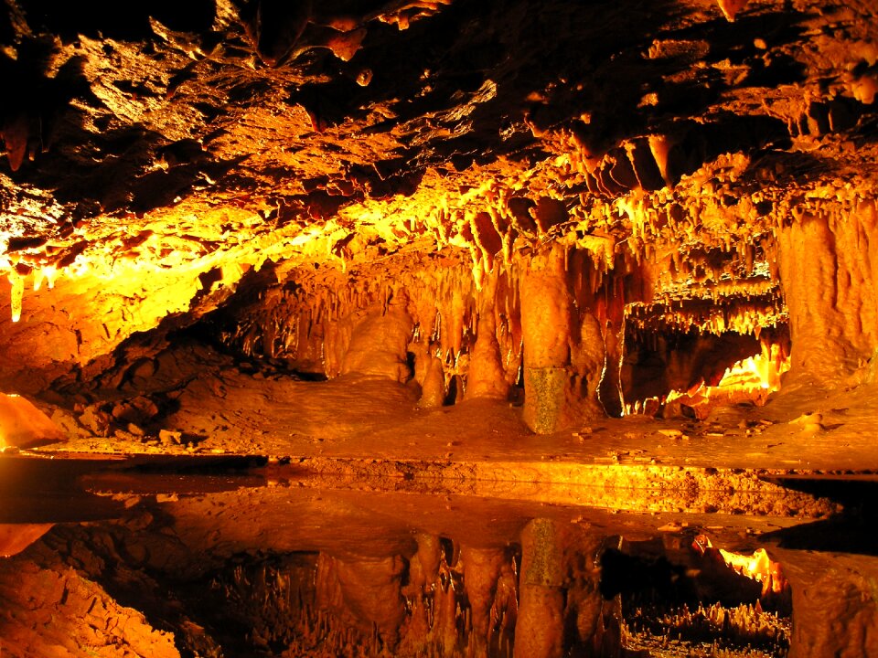 Geology caving nature
