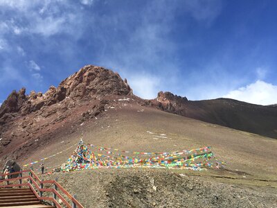 Mountain snow mountain tibet photo