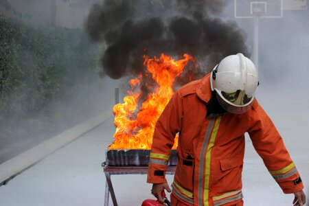 Blaze flame firefighting photo