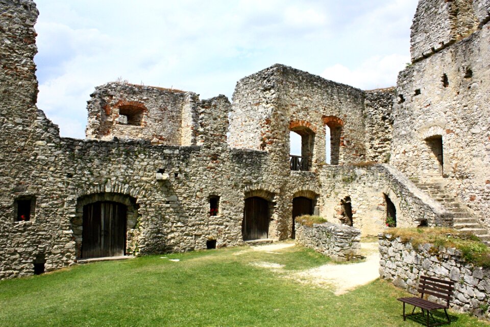 The walls of the he had first ruins