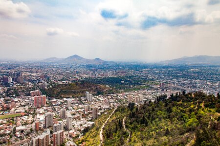 South america urban santiago
