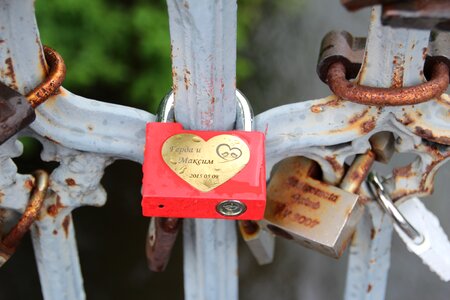 Padlock love locks castles