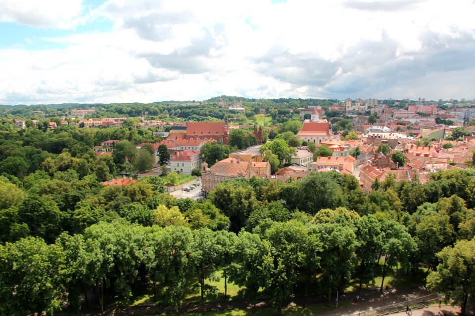 Urban landscape lithuania eastern europe