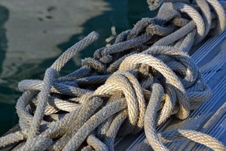 Knitting nautical ship traffic jams photo