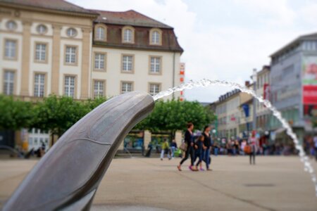 Center water feature fontaine