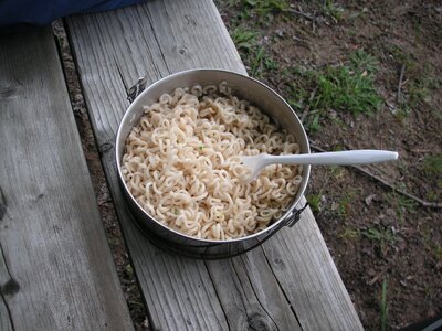 Camp cooking nature