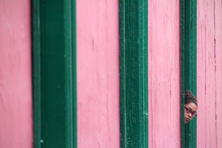 Pink-green rausschauen human