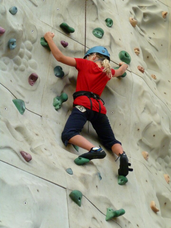 Climber adventure activity
