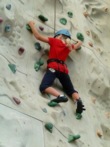 Climber adventure activity