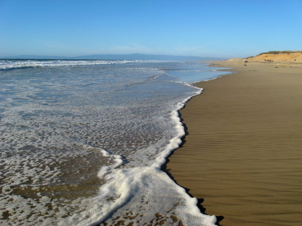 Beach sea water