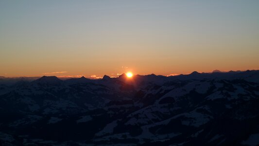 Sunrise high salve austria morning mood most mountain