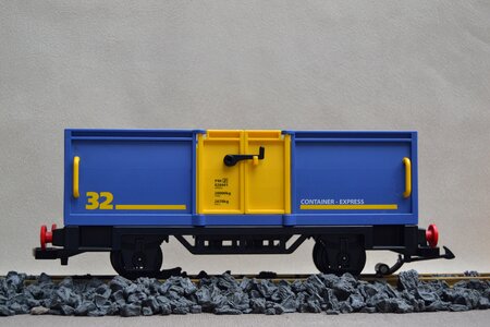 Goods wagons garden railway model railway photo