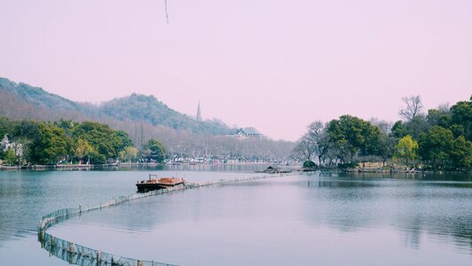 West lake the scenery hangzhou photo
