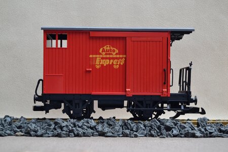 Goods wagons garden railway model railway photo