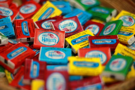 Sweets chewing gum enjoy