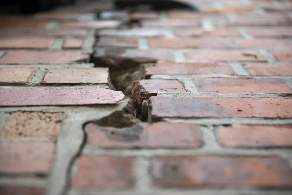 Brick bricks stone wall photo