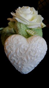 Heart flower gift