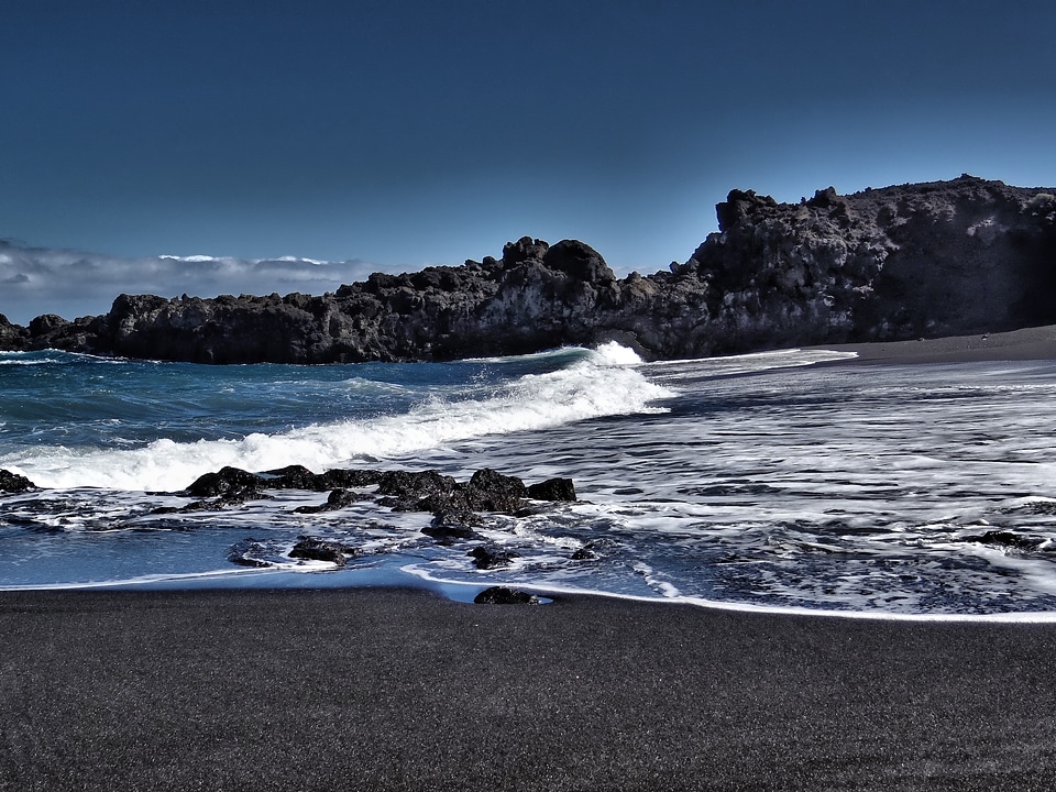 Rock cliffs coast