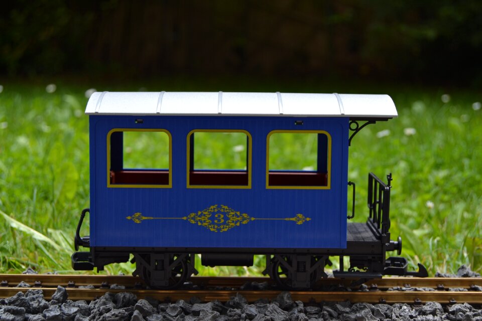 Passenger cars model railway garden railway