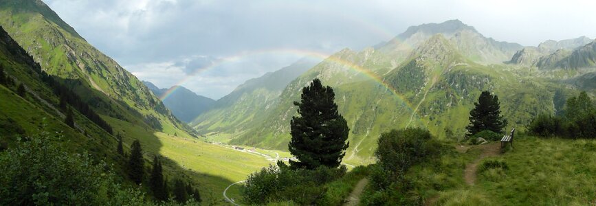 Landscape alpine panorama