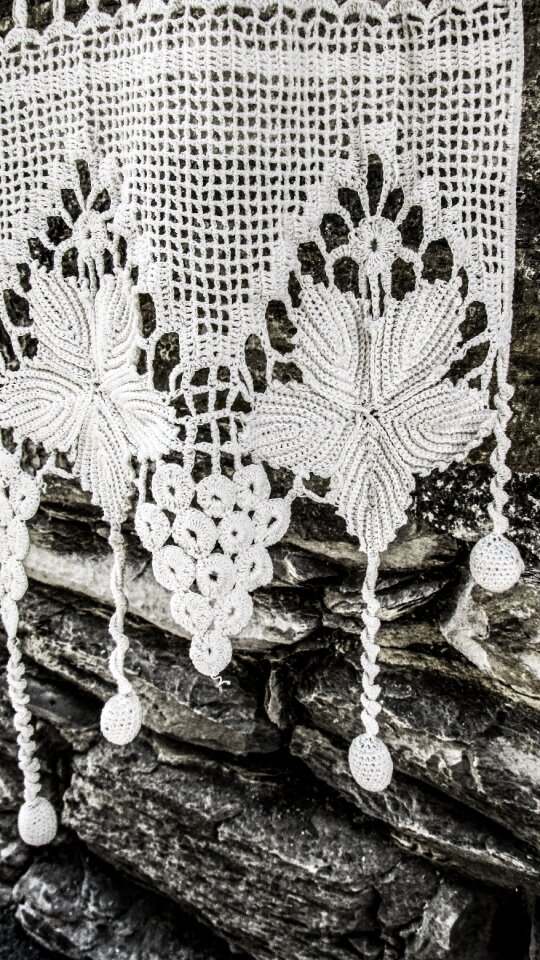Lace white handmade