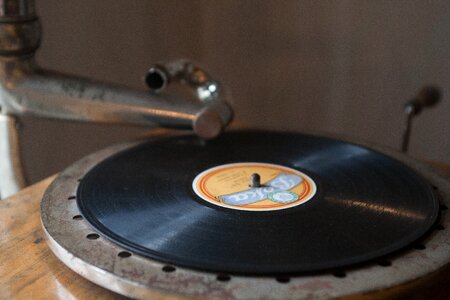 Retro vinyl shellack