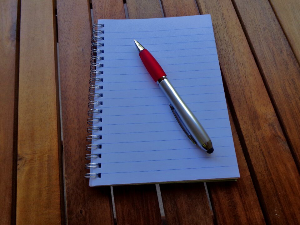 Business pen and paper work