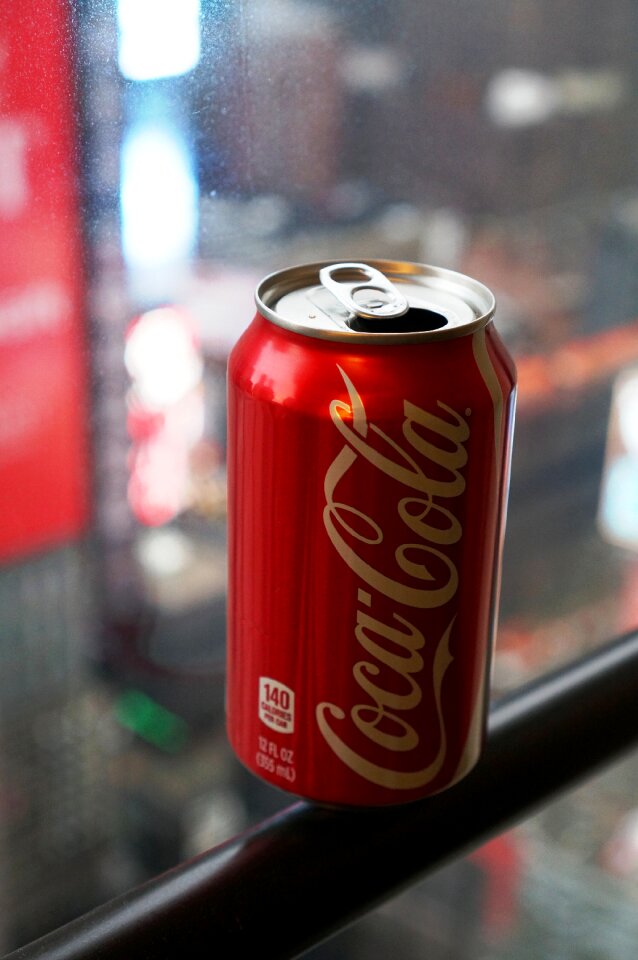 From above cola erfrischungsgetränk