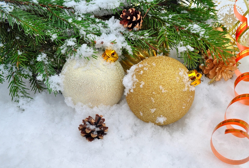 Cold december decor