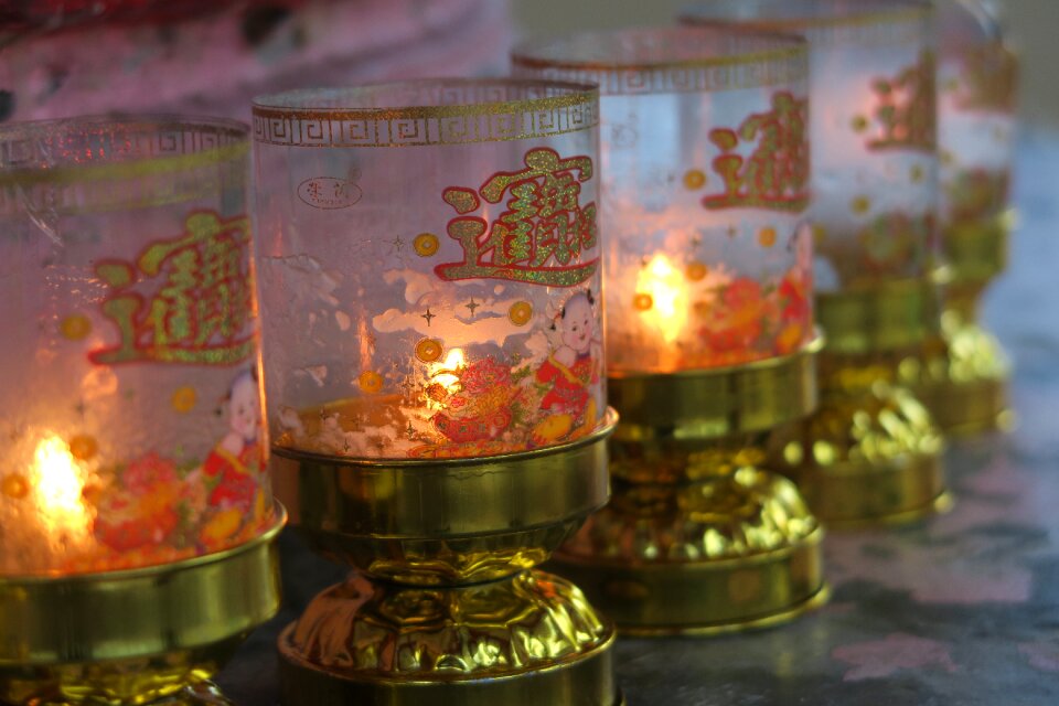 Chinese temple light hope