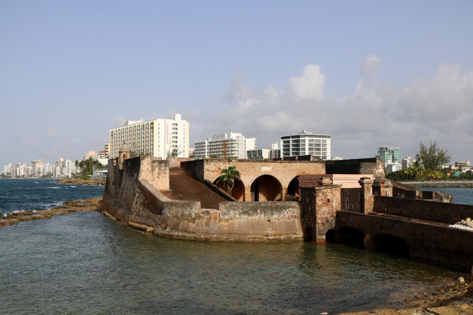 San juan castle rocks