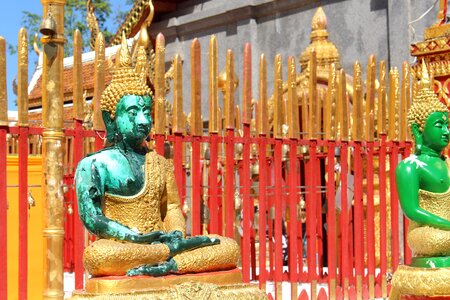 Asia gold buddhism photo