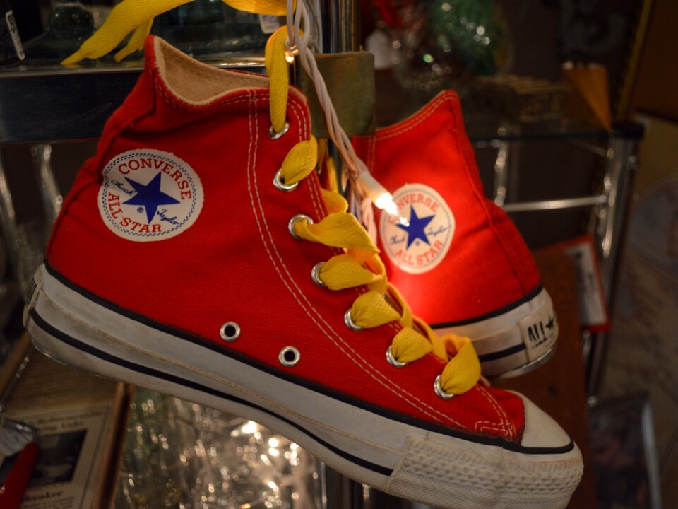 Shoelaces yellow fashion