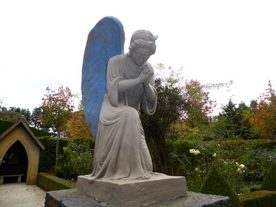 Statue praying spirituality