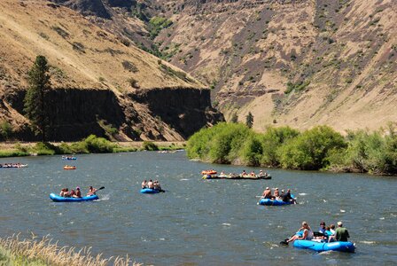 Boating desert dry
